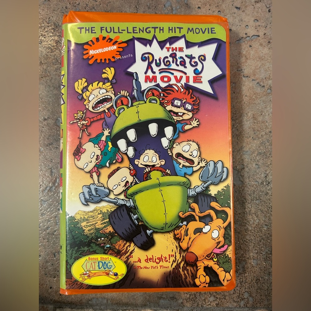 😎 3/$10 Rugrats Movie VHS